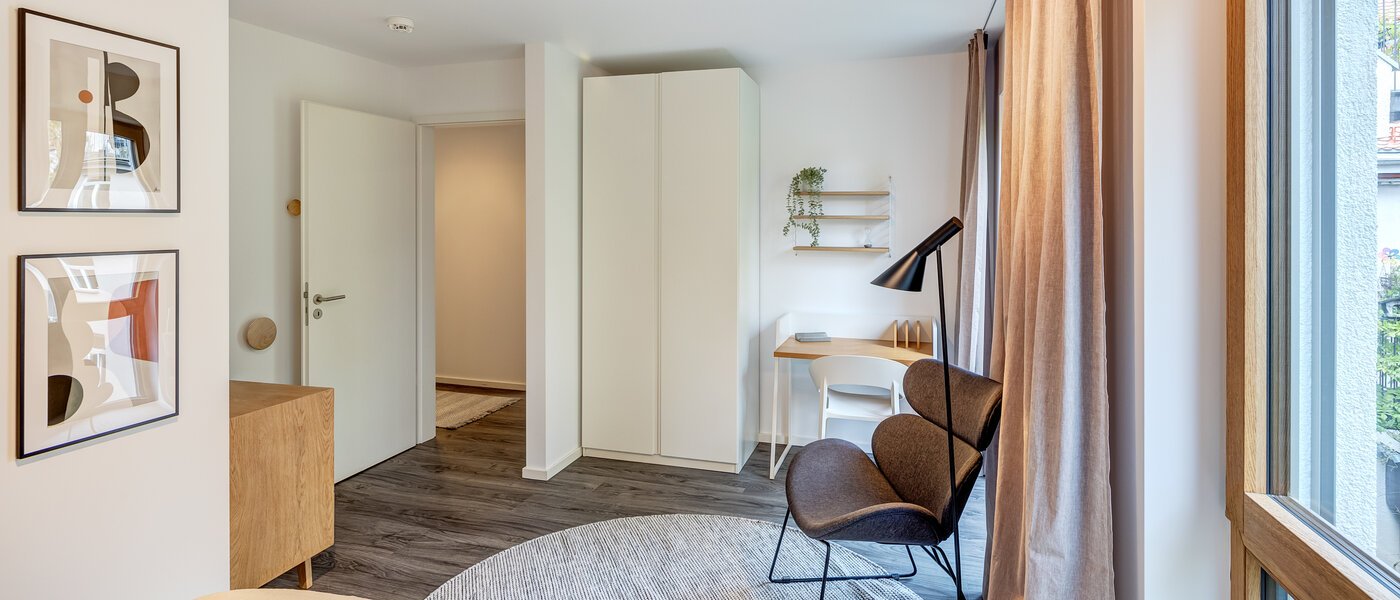 Wohnung München Pasing 05 2. Schlafzimmer	 11135