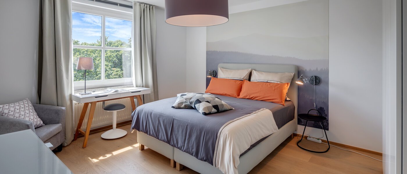 Wohnung München Schwabing 01 2. Schlafzimmer	 11155