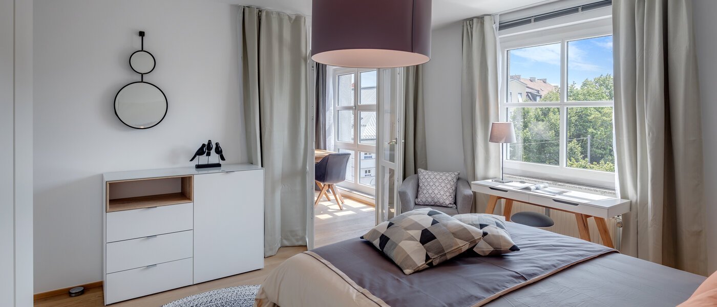 Wohnung München Schwabing 03 2. Schlafzimmer	 11155