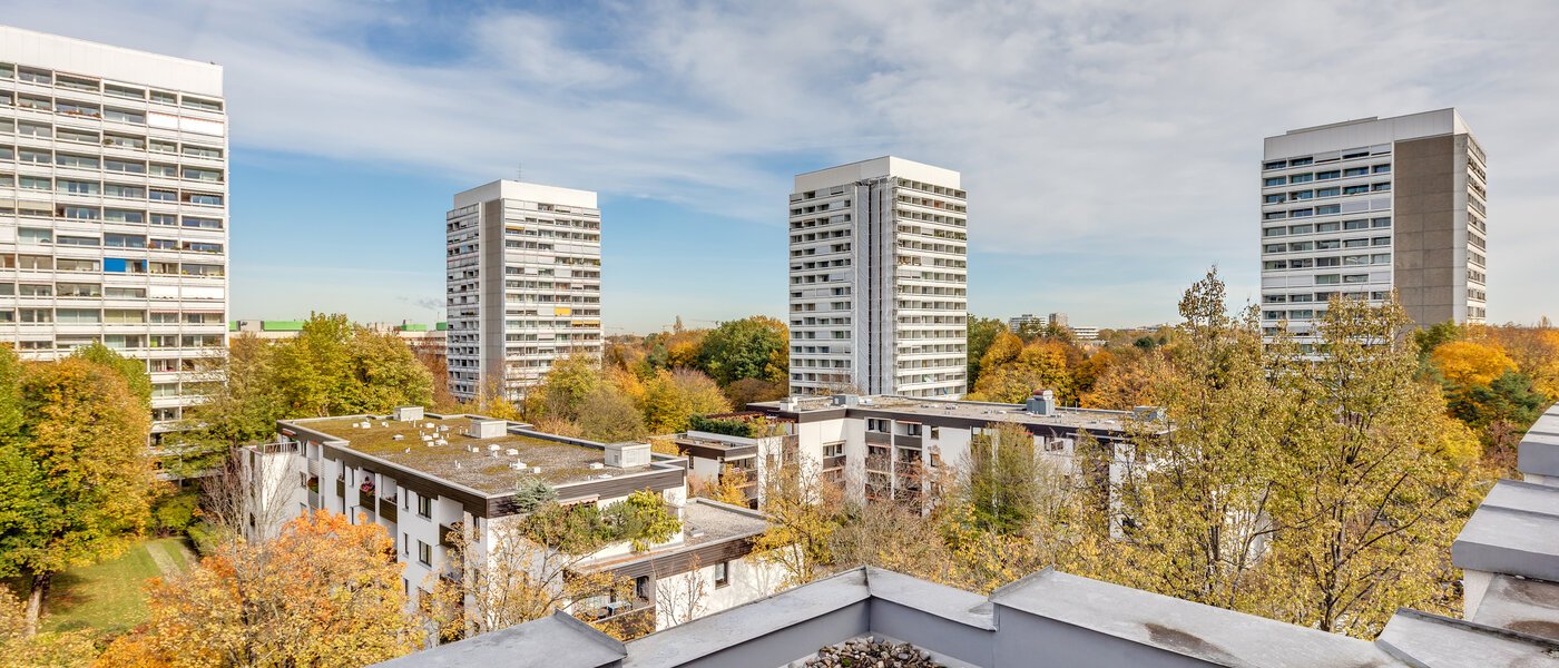 Dachterrassenwohnung München Arabellapark 05 Aussicht 11226