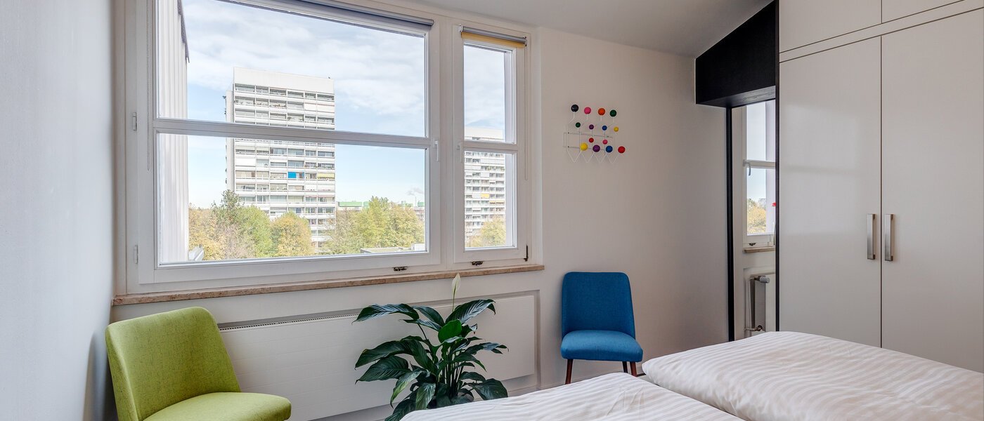 Dachterrassenwohnung München Arabellapark 03 Schlafzimmer 11226