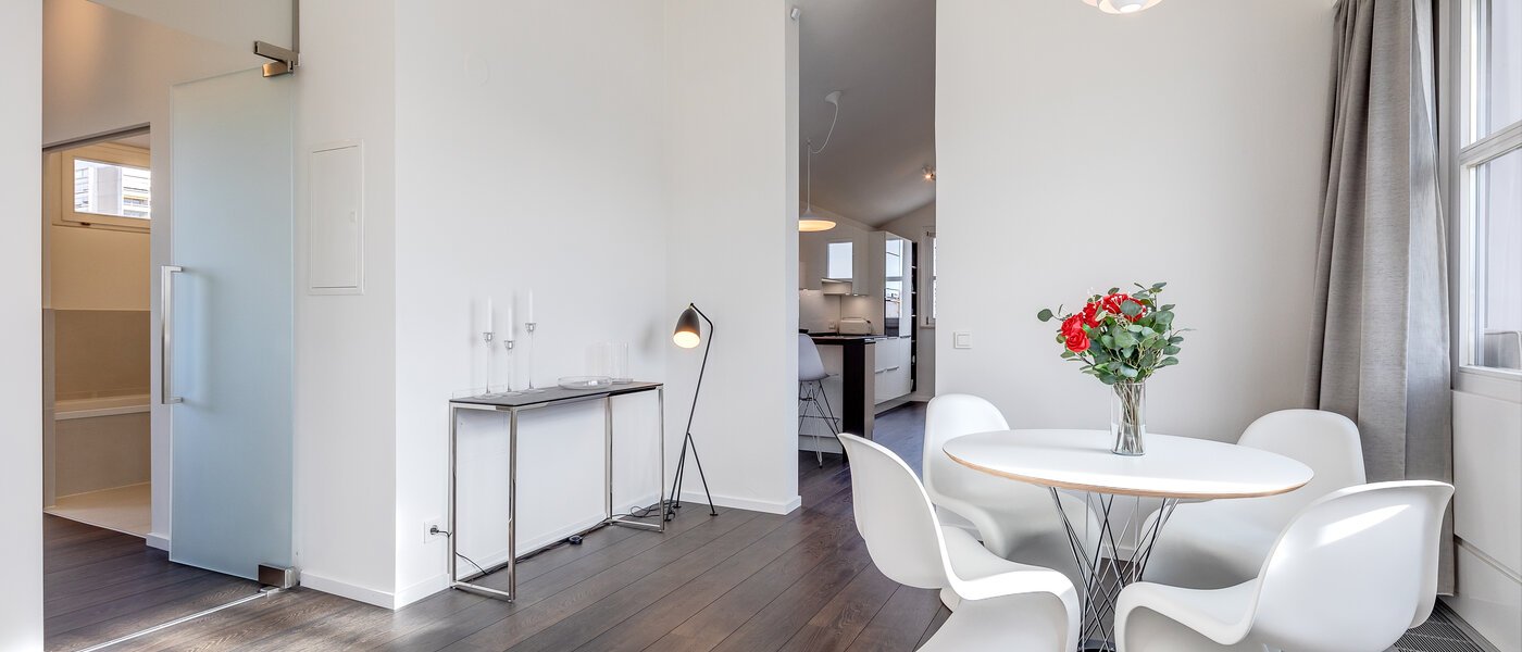 Dachterrassenwohnung München Arabellapark 04 Wohnbereich 11226