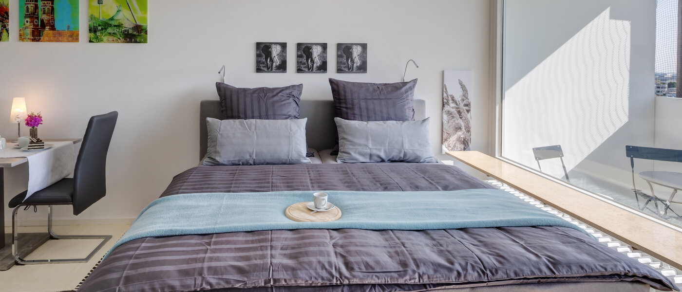 Wohnung München Olympiazentrum 01 Schlafbereich 11229