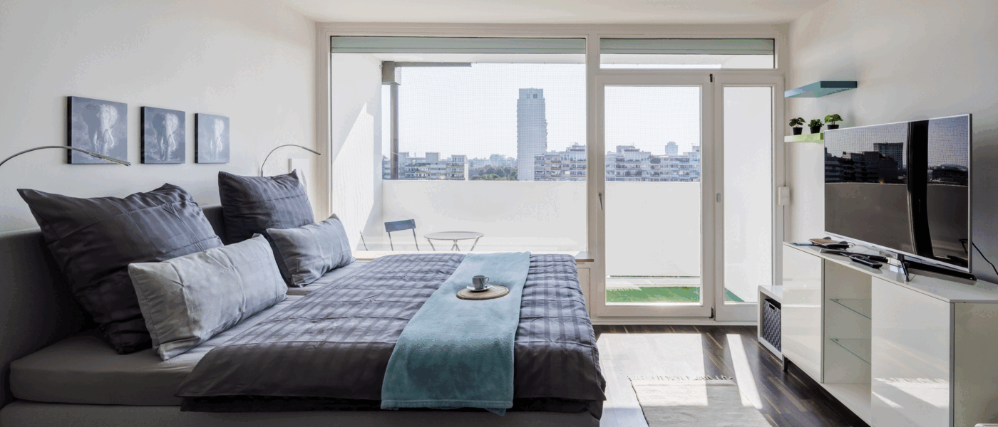 Wohnung München Olympiazentrum 02 Schlafbereich 11229