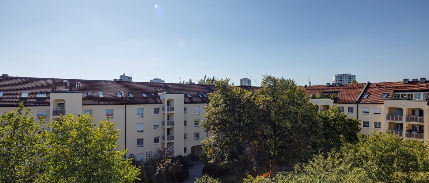 Dachterrassenwohnung München Schwabing-Nord (zw. Leopoldstraße & Englischen Garten) 01 Aussicht 11235