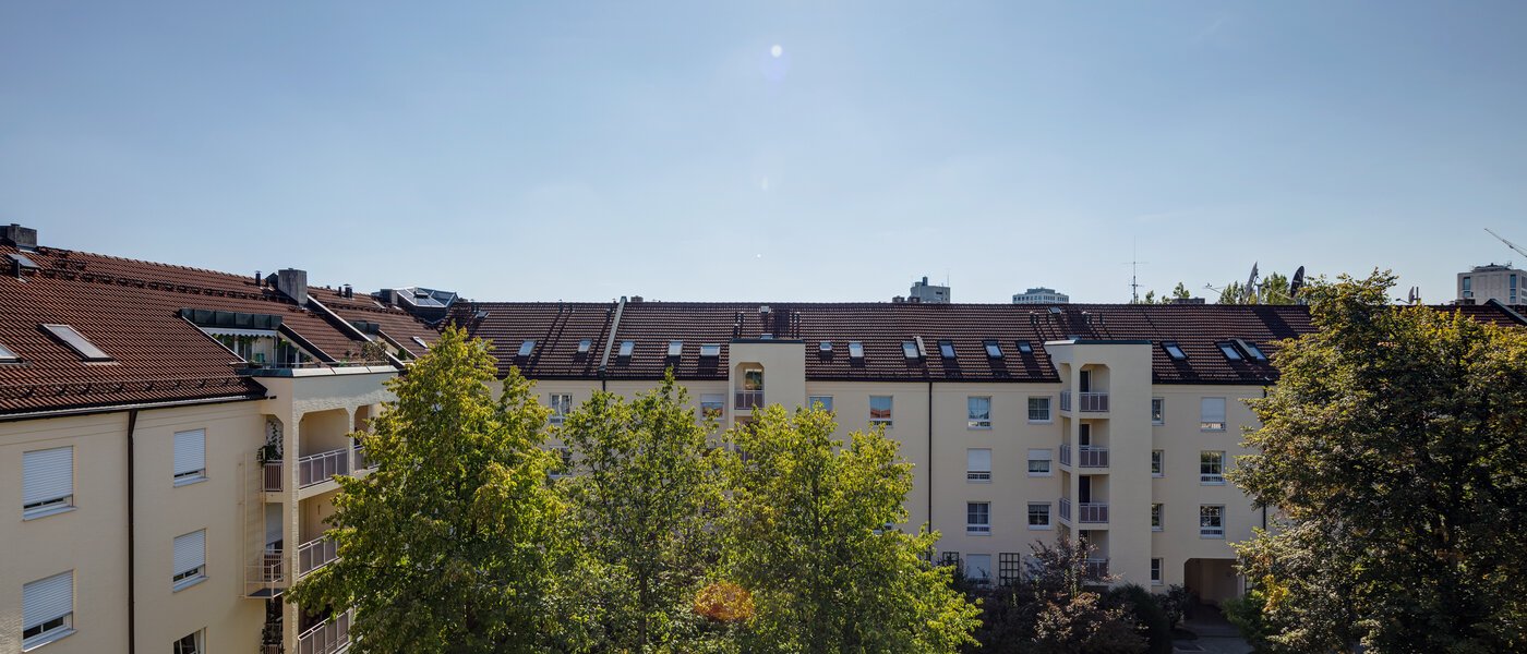 Dachterrassenwohnung München Schwabing-Nord (zw. Leopoldstraße & Englischen Garten) 02 Aussicht 11235