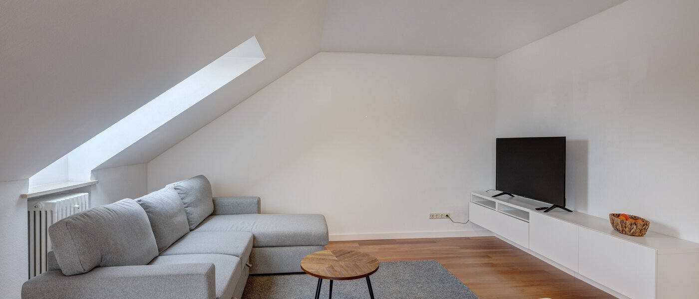 Dachterrassenwohnung München Schwabing-Nord (zw. Leopoldstraße & Englischen Garten) 04 Wohnbereich 11235