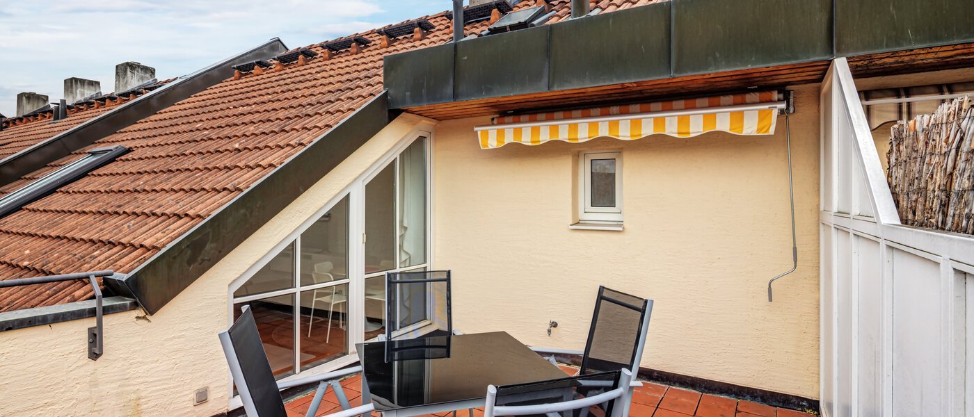 Dachterrassenwohnung München Schwabing-Nord (zw. Leopoldstraße & Englischen Garten) 02 Dachterrasse 11235