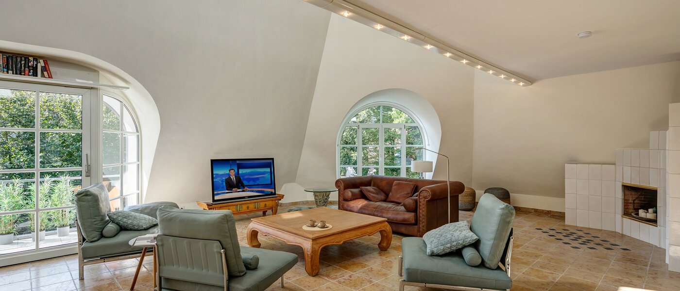 Dachterrassenwohnung München Menterschwaige 02 Wohnbereich 11267