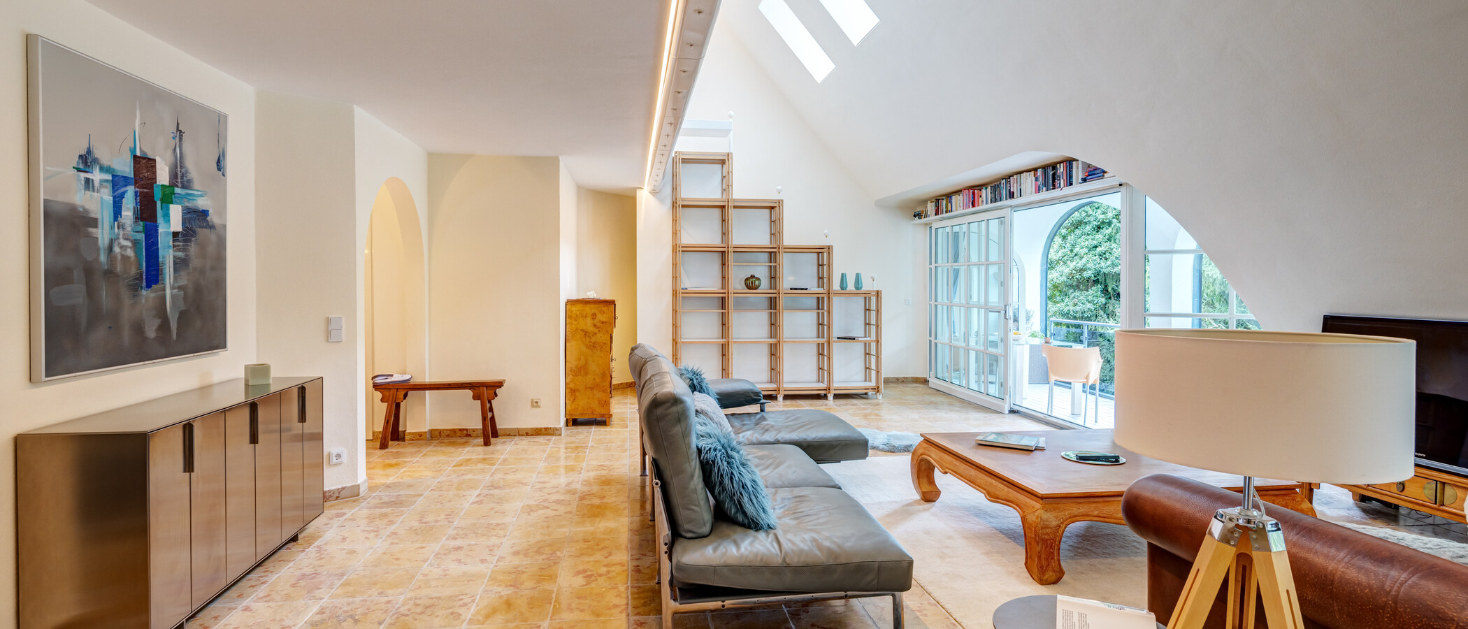 Dachterrassenwohnung München Menterschwaige 03 Wohnbereich 11267