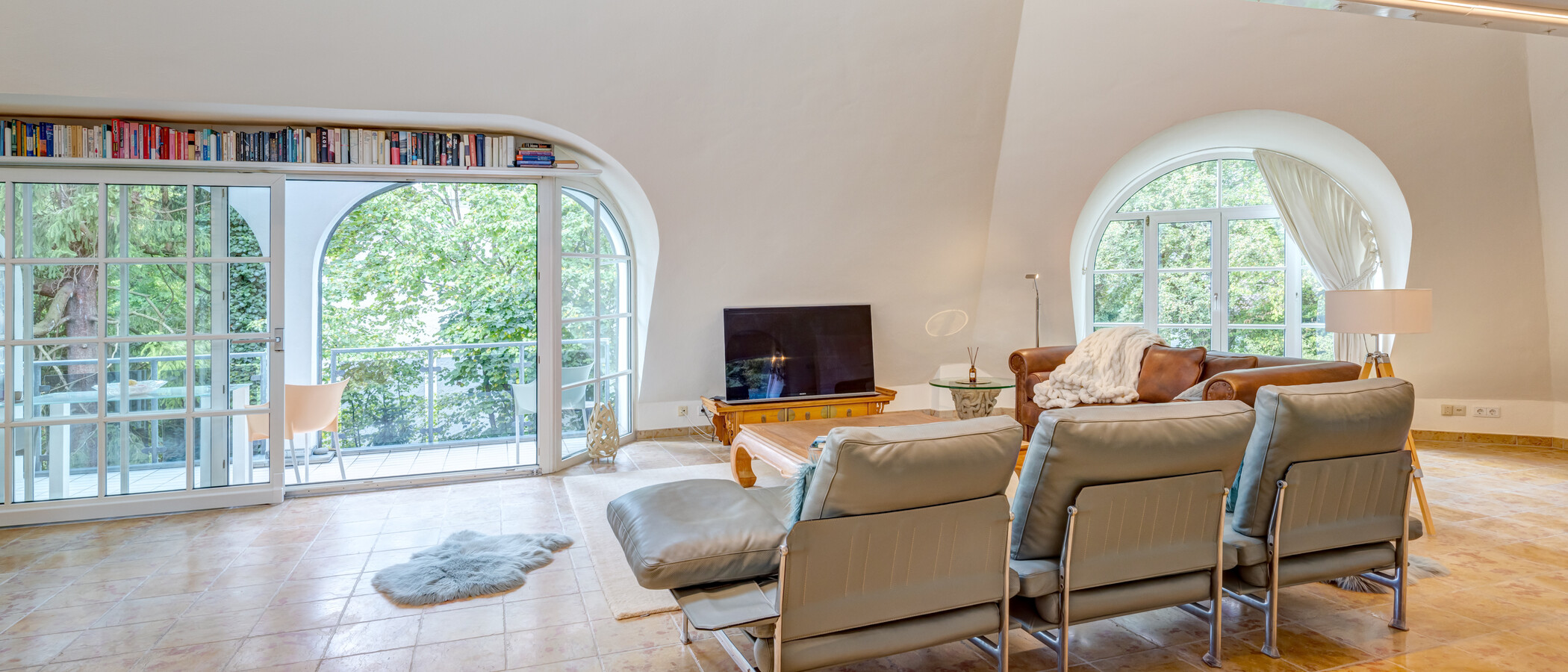 Dachterrassenwohnung München Menterschwaige 05 Wohnbereich 11267