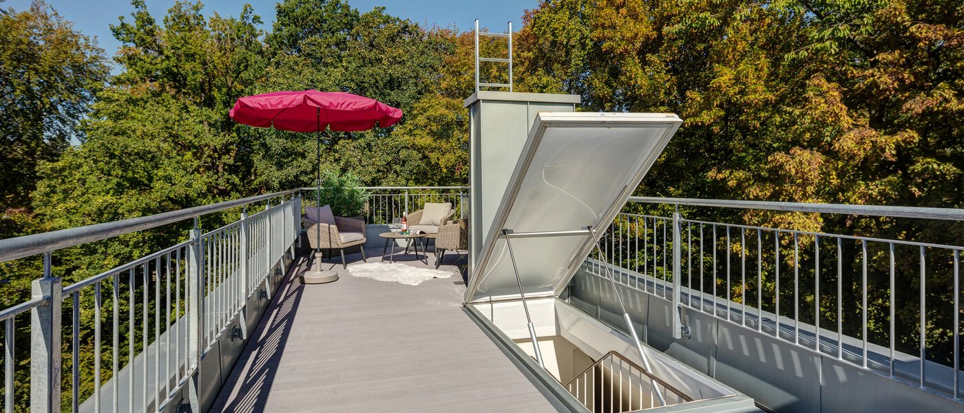 Dachterrassenwohnung München Menterschwaige 01 Dachterrasse 11267