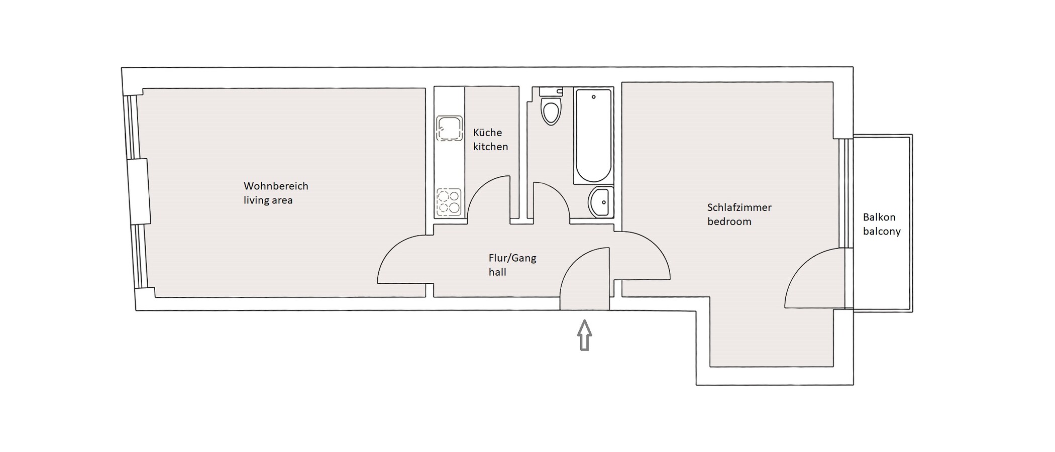 Wohnung München Lehel 01 Grundriss 11273