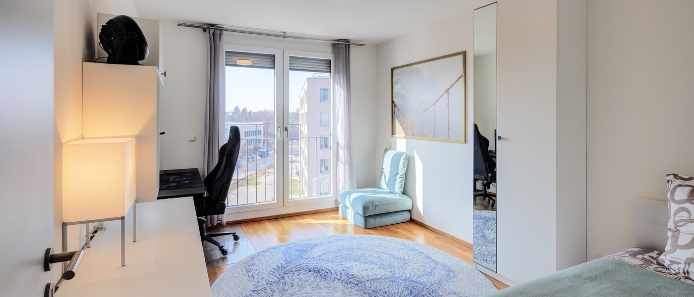 Wohnung München Obersendling 01 2. Schlafzimmer	 11291