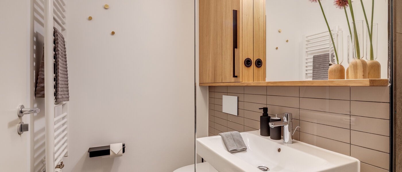 Maisonette-Galerie Wohnung München Maxvorstadt 04 Badezimmer 11294