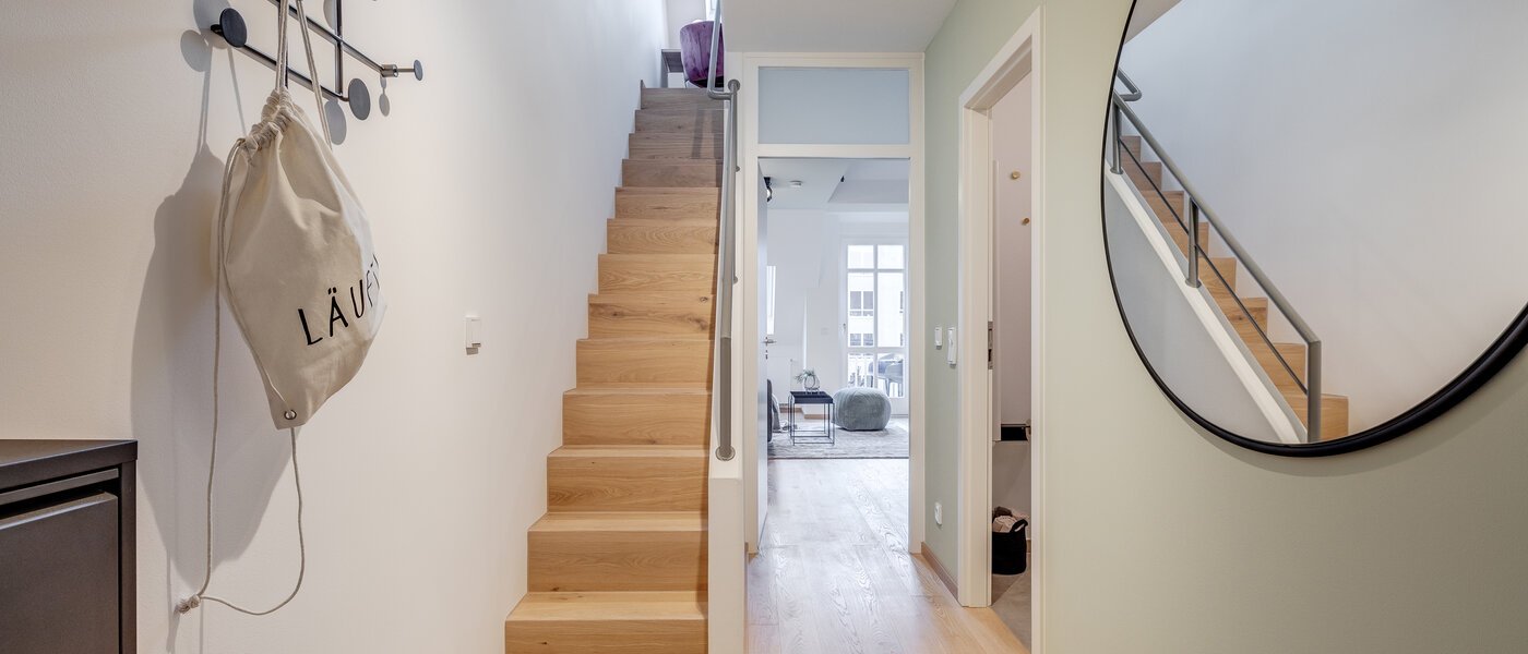 Maisonette-Galerie Wohnung München Maxvorstadt 01 Flur/Gang 11294