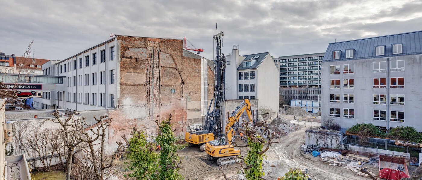 Maisonette-Galerie Wohnung München Maxvorstadt 03 Aussicht 11294