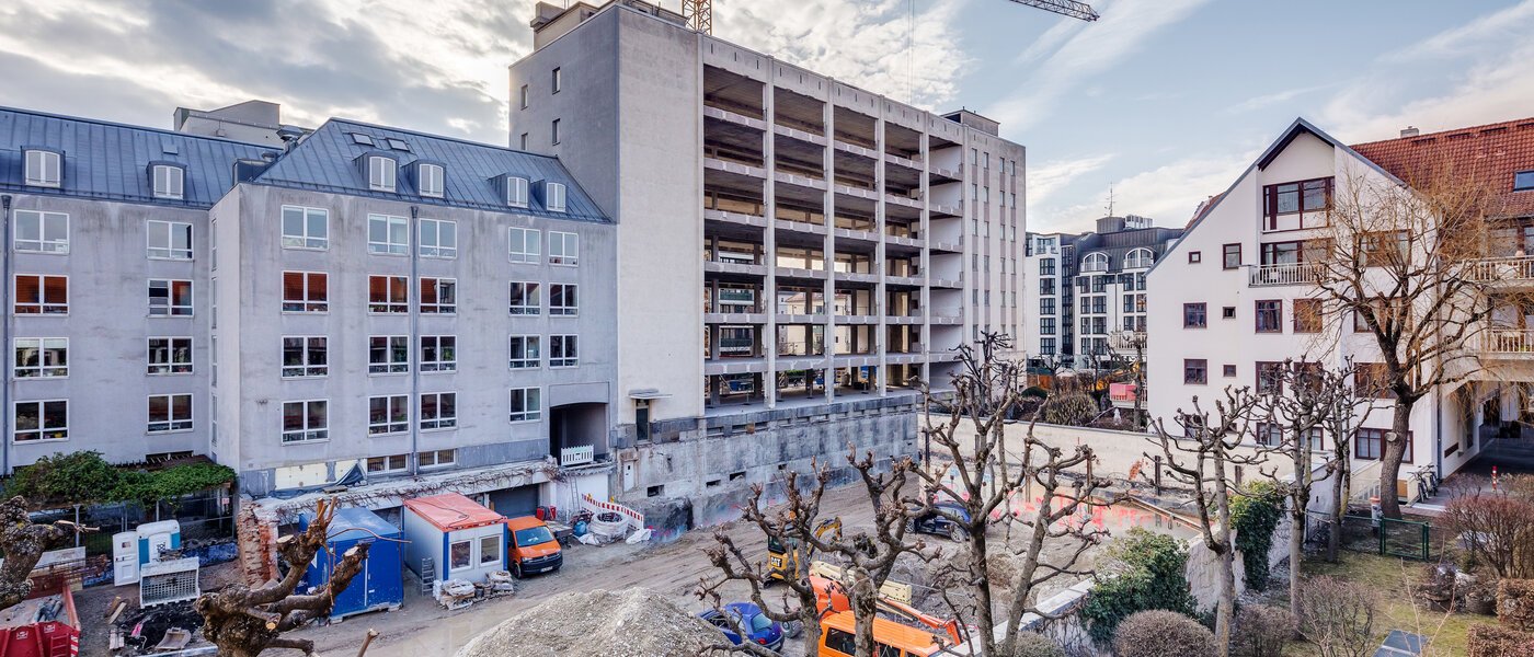 Maisonette-Galerie Wohnung München Maxvorstadt 04 Aussicht 11294