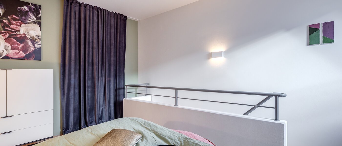 Maisonette-Galerie Wohnung München Maxvorstadt 02 Schlafbereich 11294