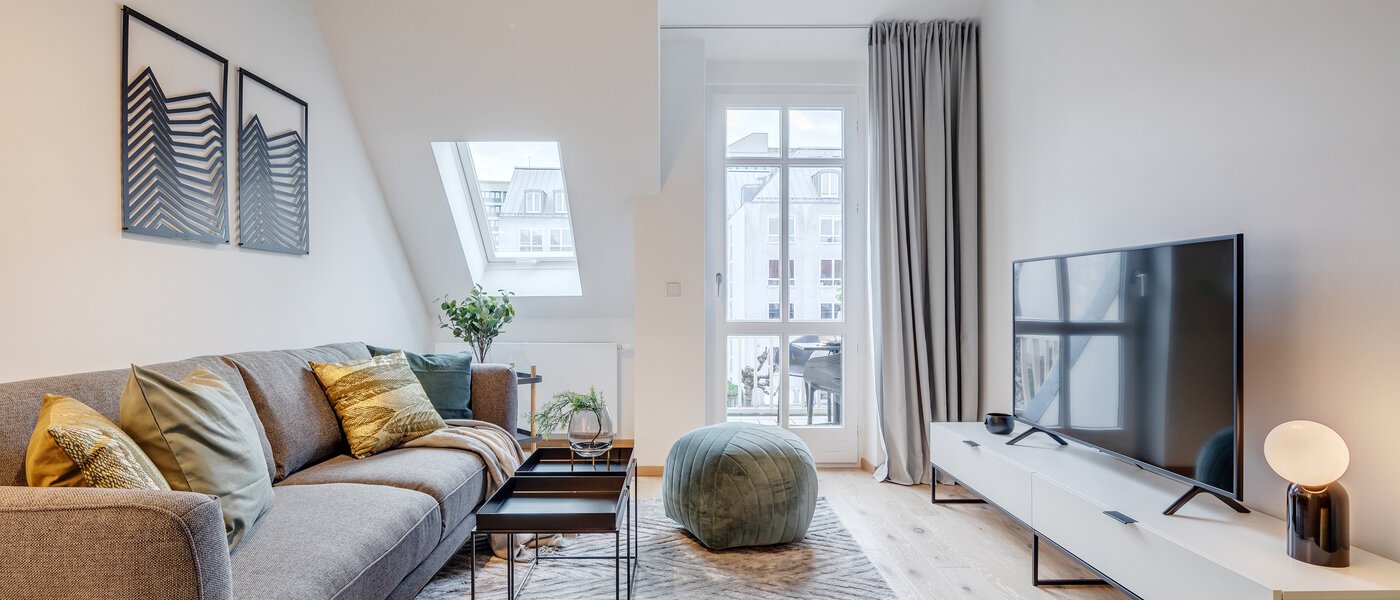 Maisonette-Galerie Wohnung München Maxvorstadt 04 Wohnbereich 11294