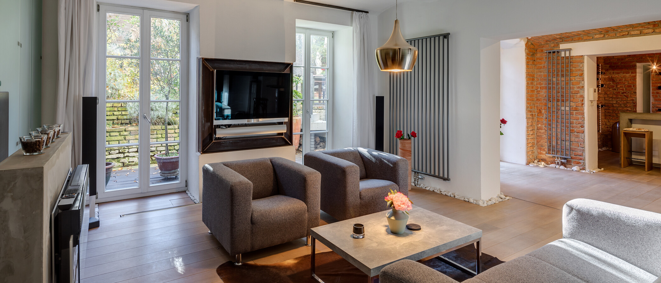 Loft München Maxvorstadt - Westen 04 Wohnbereich 11314