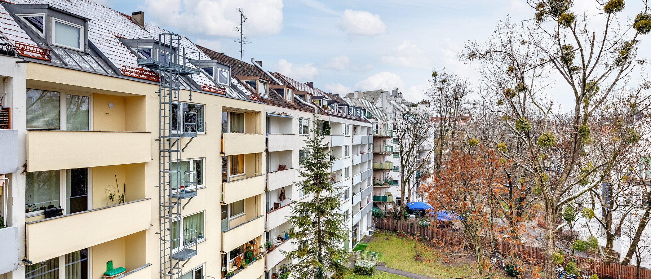 Apartment München Schwabing-West (rund um den Hohenzollernplatz) 02 Aussicht 11346