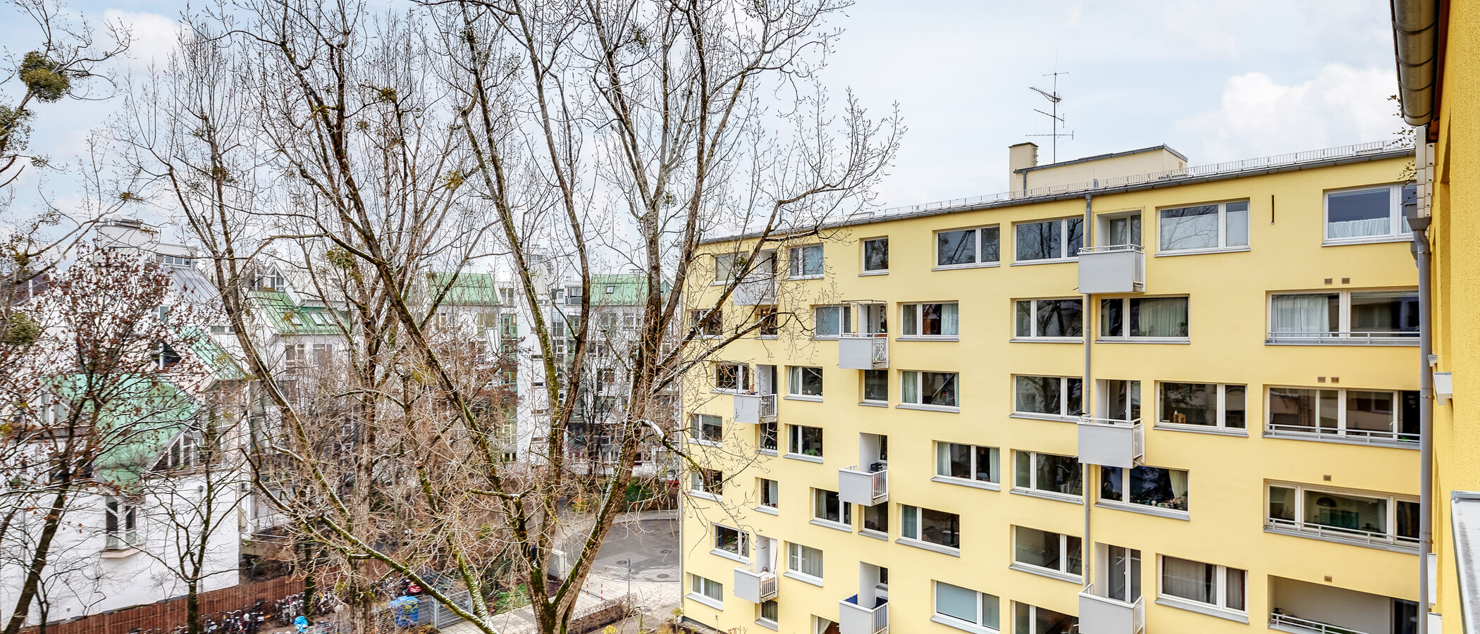 Apartment München Schwabing-West (rund um den Hohenzollernplatz) 03 Aussicht 11346