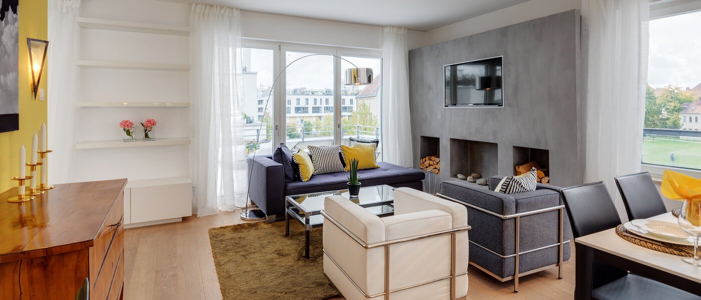 Wohnung München Schwabing-West 02 Wohnbereich 11349