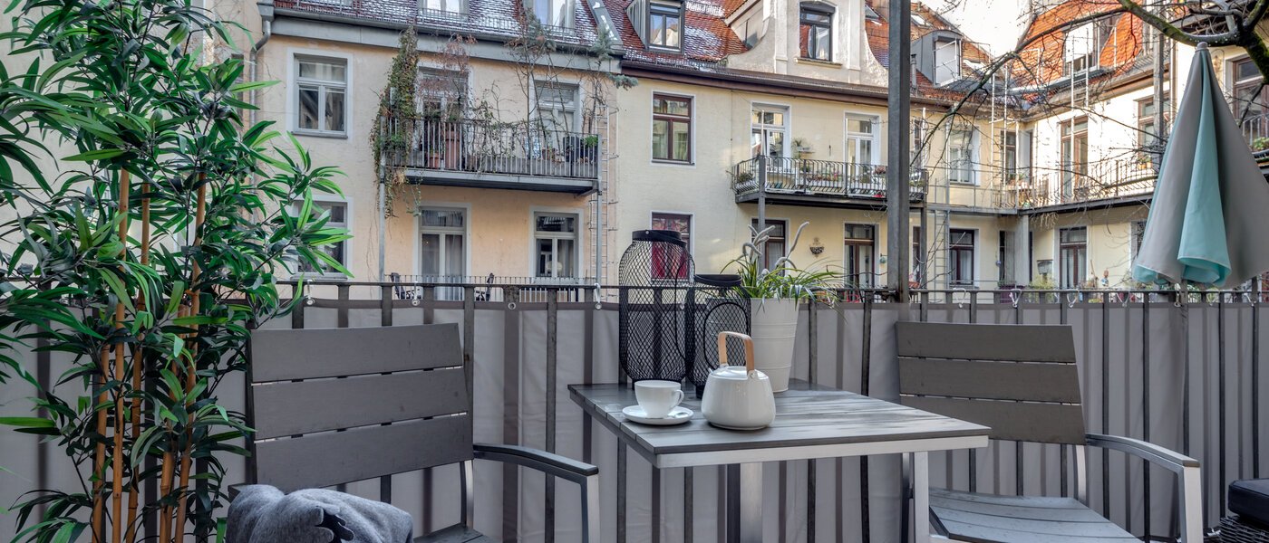Wohnung München Glockenbachviertel 02 Balkon 11352