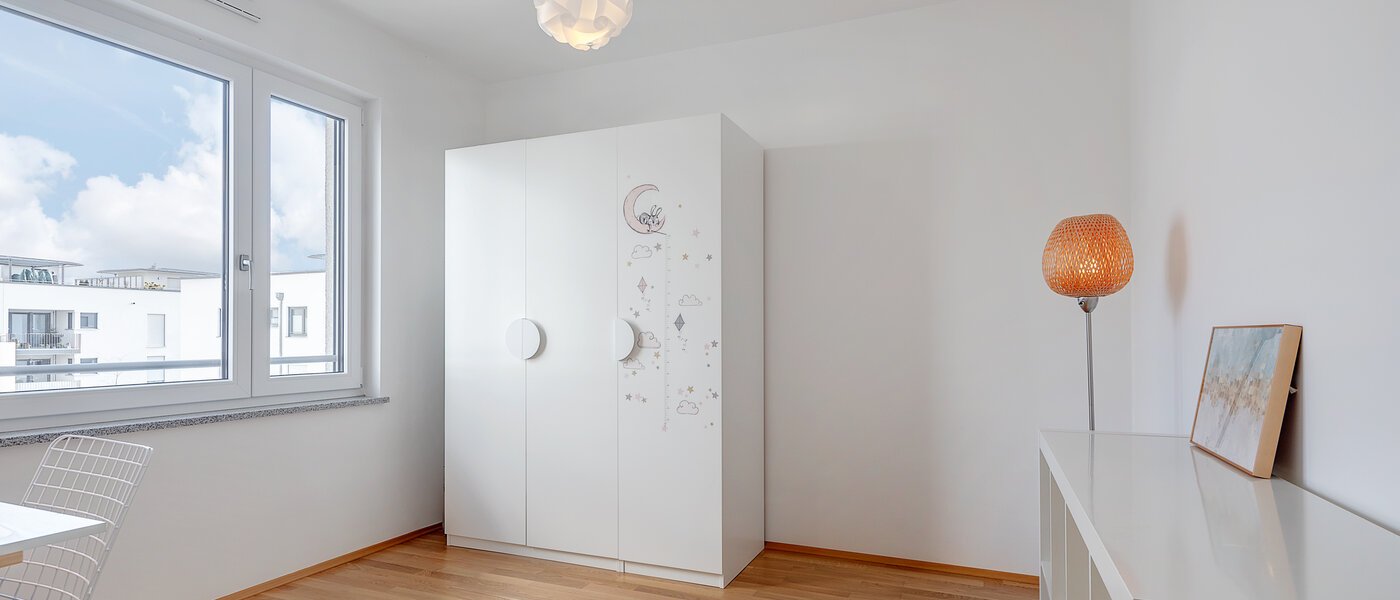Wohnung München Aubing 01 2. Schlafzimmer	 11399