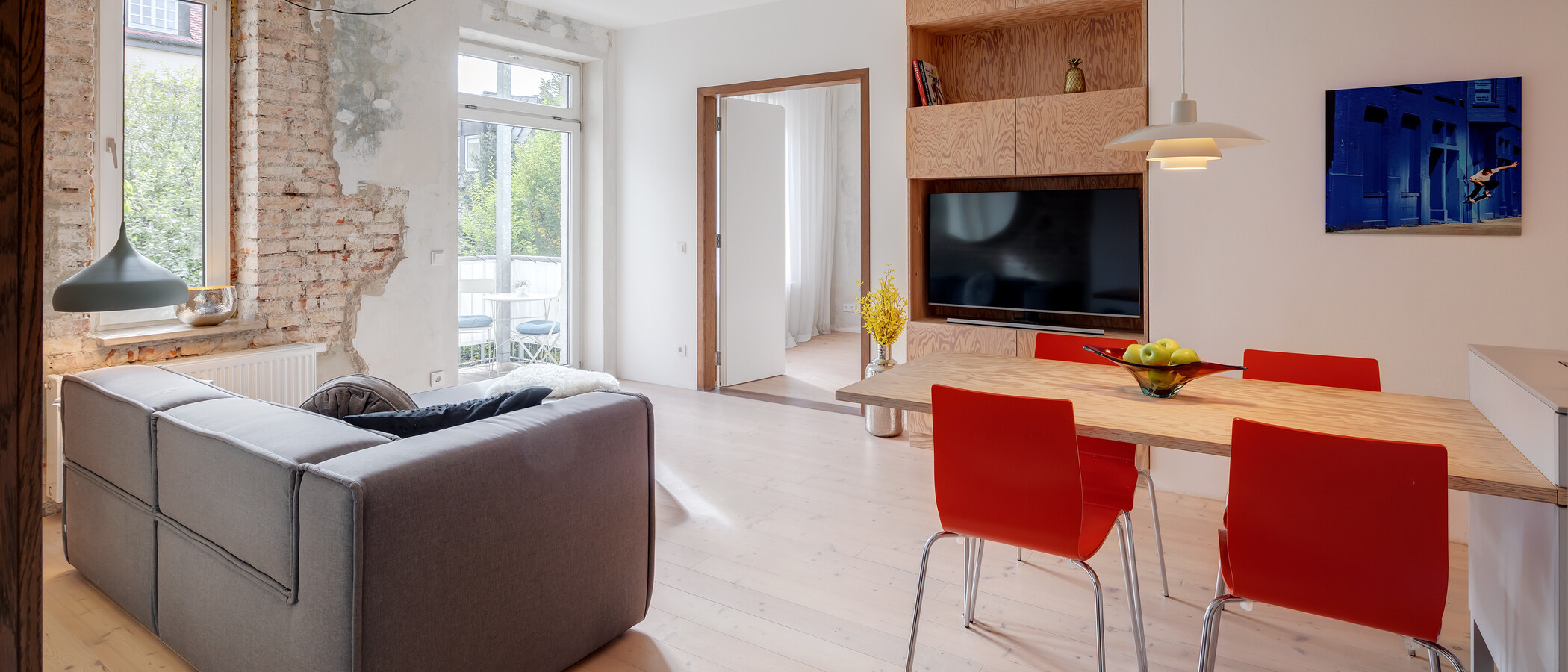 Wohnung München Westend 03 Wohnbereich 11413