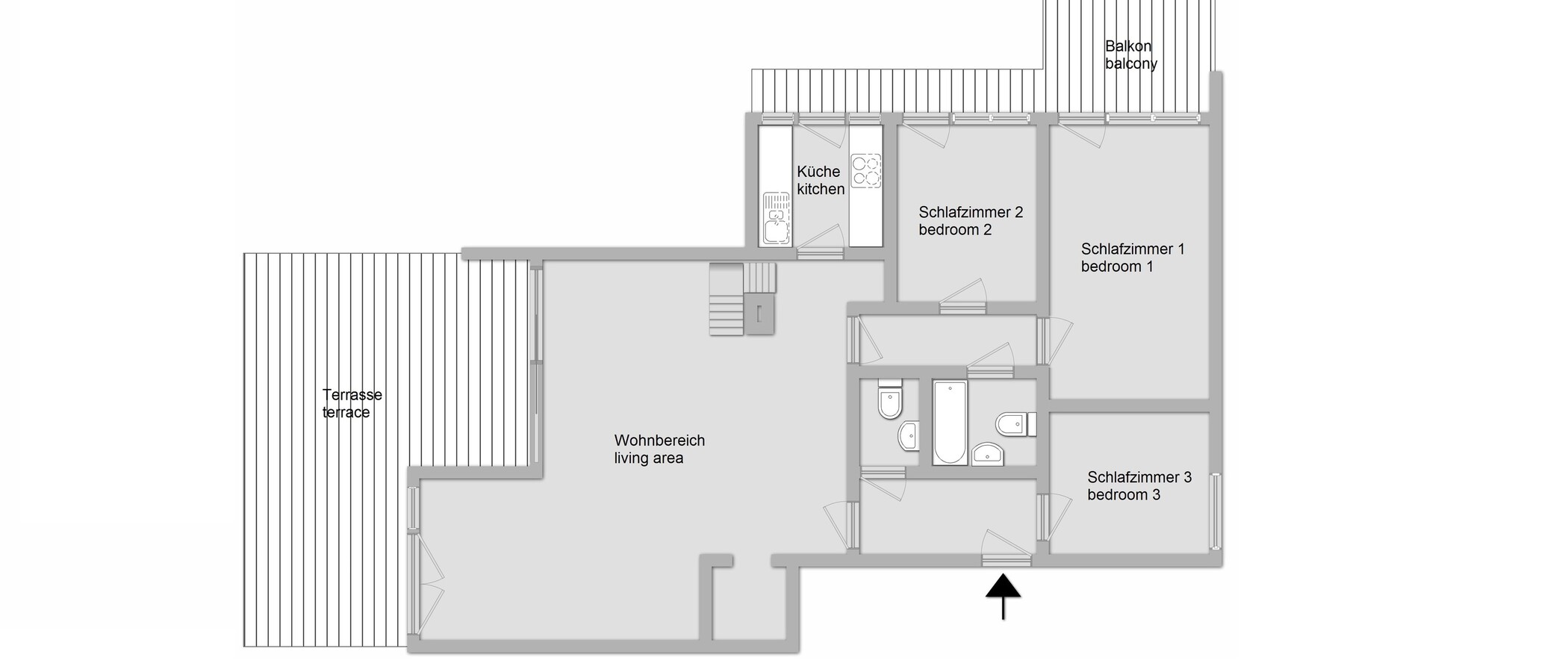 Galeriewohnung München Thalkirchen 01 Grundriss 11415