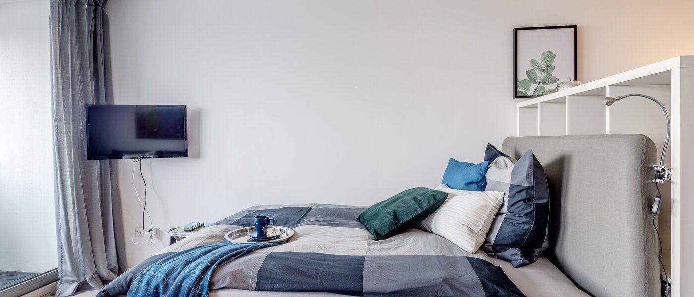 Wohnung München Arabellapark 01 Schlafbereich 11422