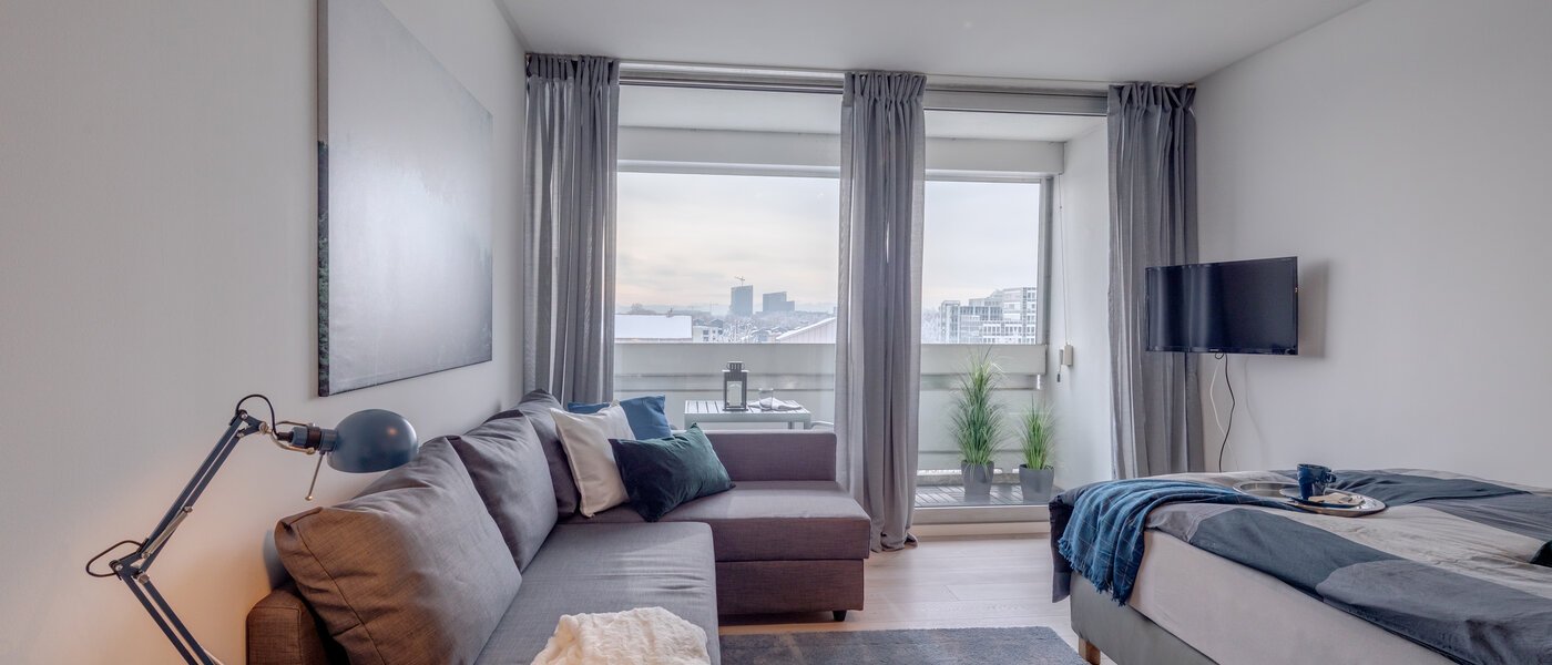 Wohnung München Arabellapark 01 Wohnbereich 11422