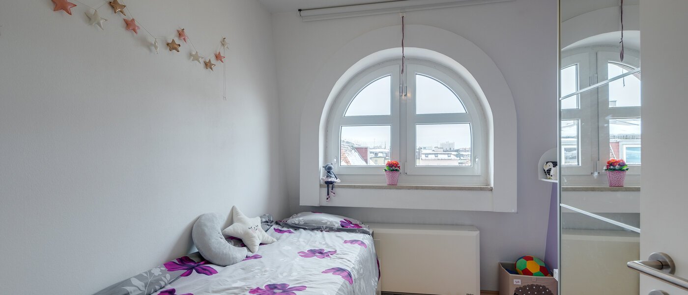 Dachgeschosswohnung München Schwanthalerhöhe 02 2. Schlafzimmer	 11426