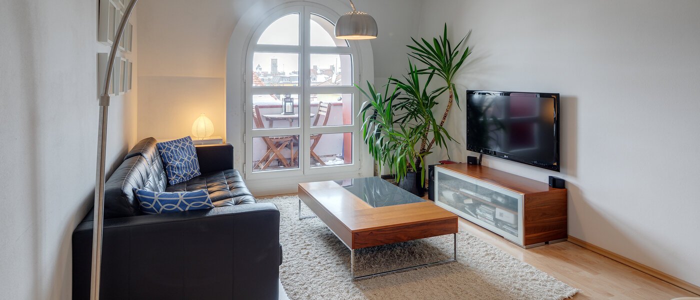 Dachgeschosswohnung München Schwanthalerhöhe 02 Wohnbereich 11426