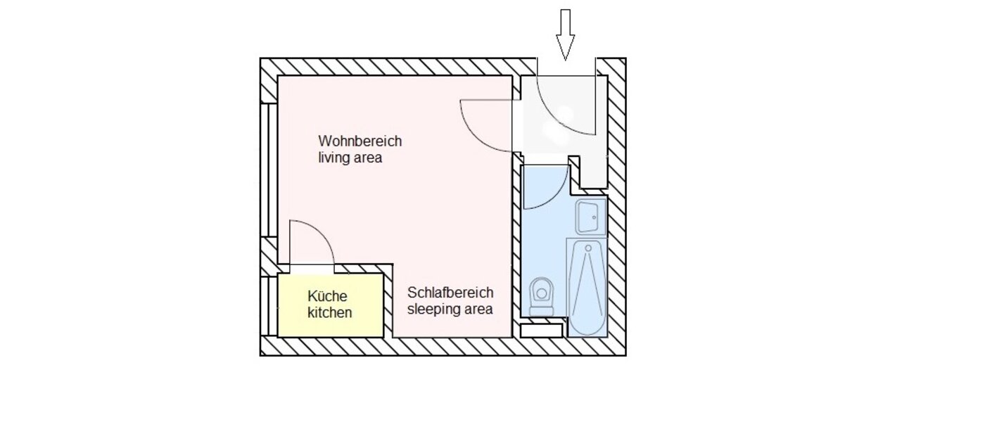 Wohnung München Fasangarten 01 Grundriss 11437