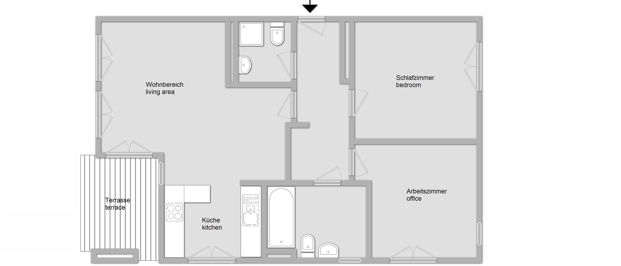 Gartenwohnung München Neuaubing 01 Grundriss 11442