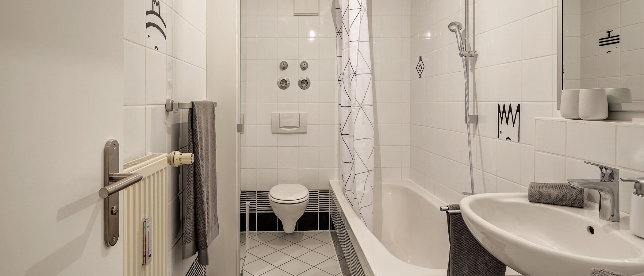 Wohnung München Schwabing-West (rund um den Hohenzollernplatz) 01 Badezimmer 11583