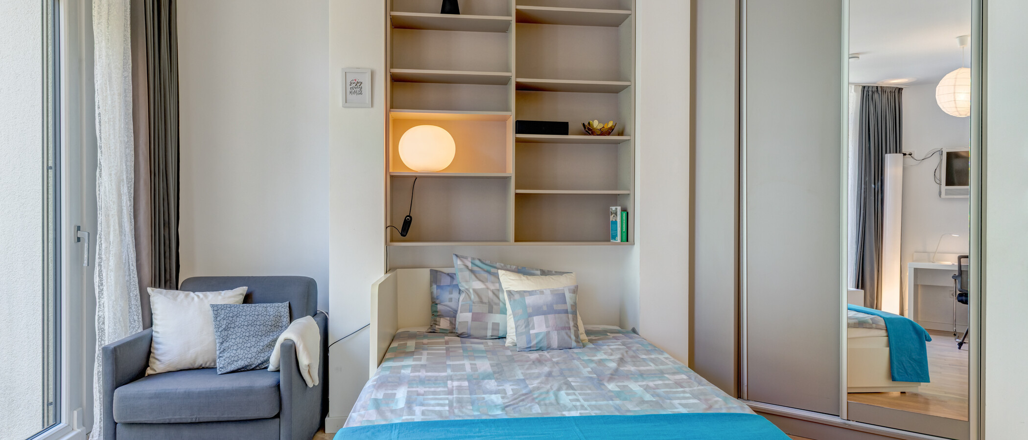 Apartment München Bogenhausen 01 Schlafbereich 11603
