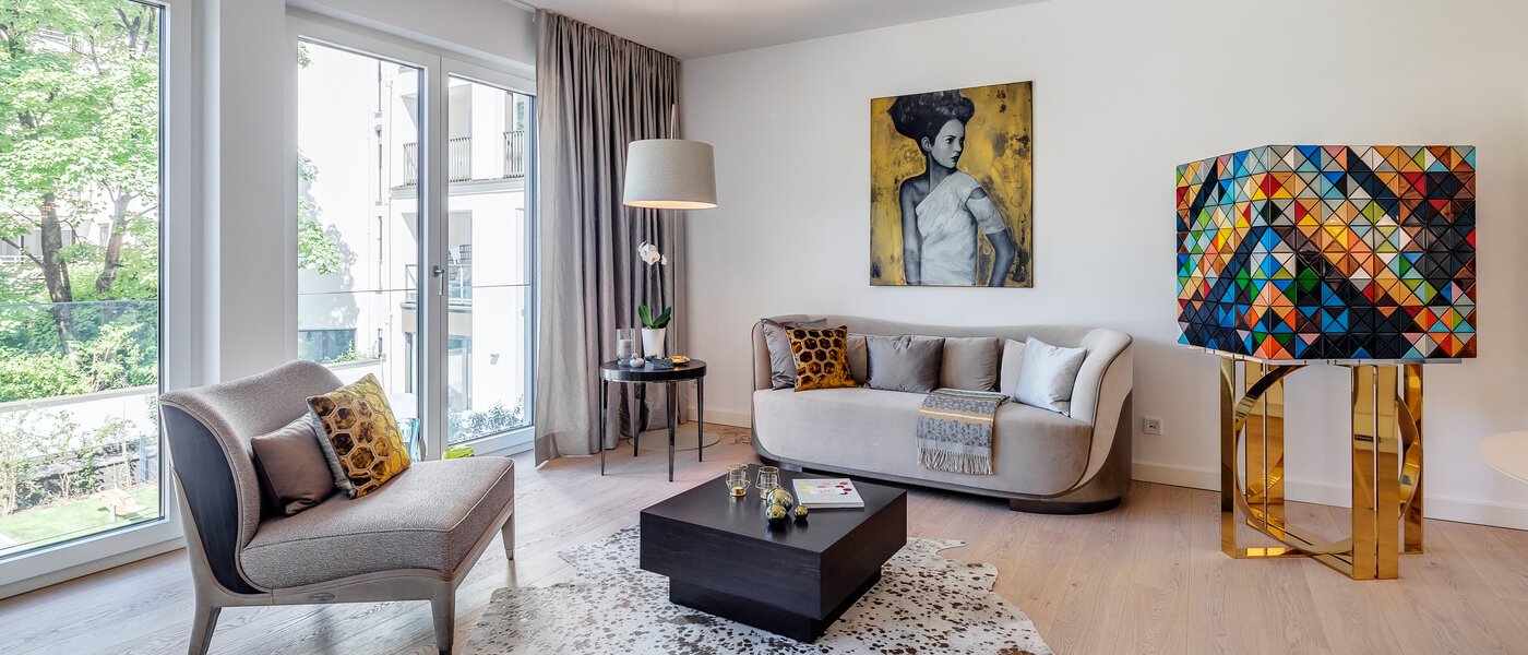 Wohnung München Maxvorstadt 01 Wohnbereich 11609