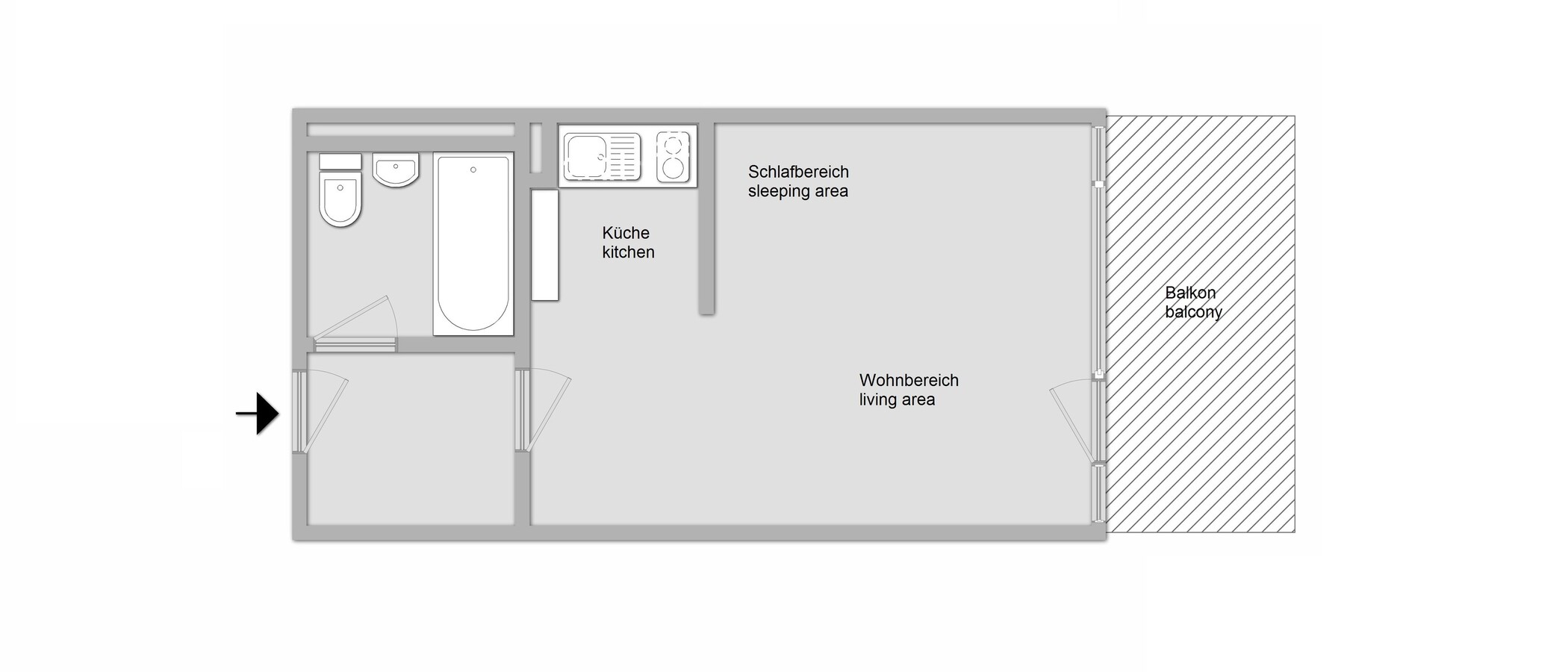 Wohnung München Olympiadorf 01 Grundriss 11620
