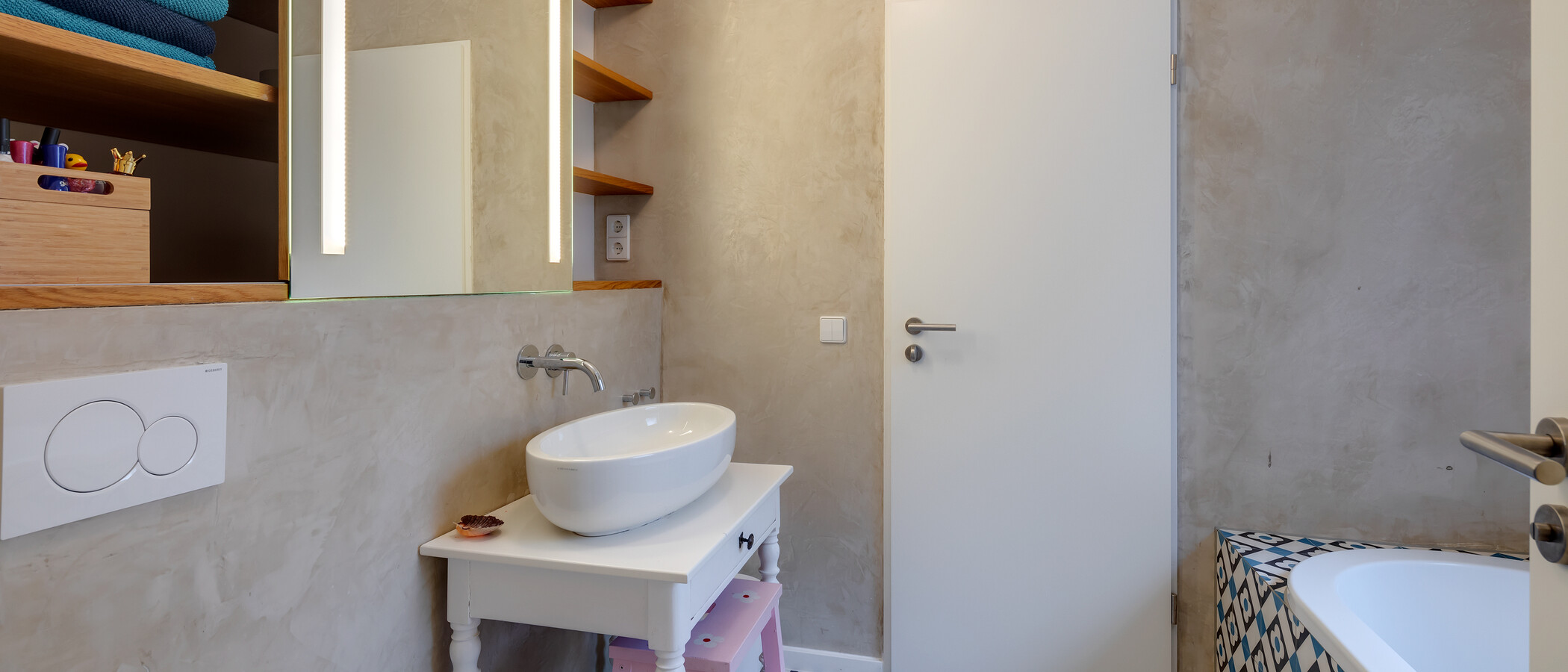 Doppelhaushälfte München Harlaching 01 2. Badezimmer 11748