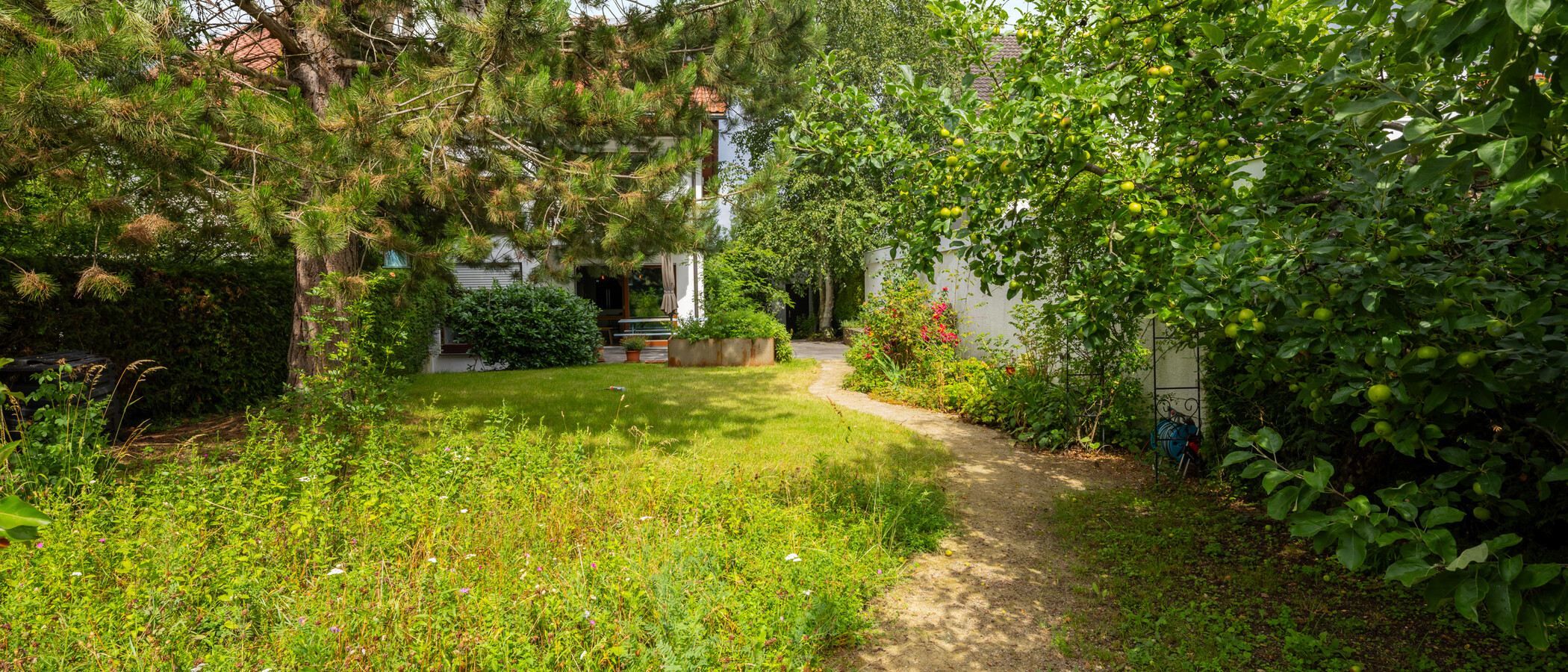 Doppelhaushälfte München Harlaching 02 Garten 11748
