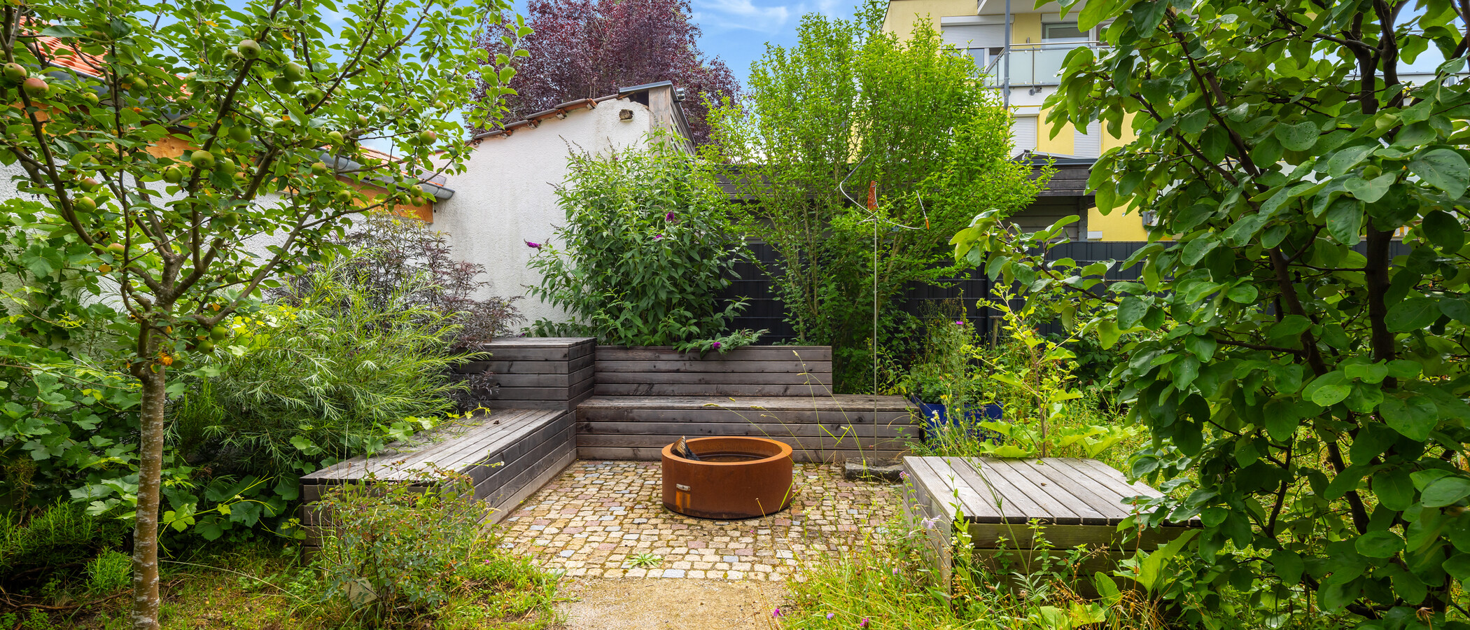 Doppelhaushälfte München Harlaching 04 Garten 11748