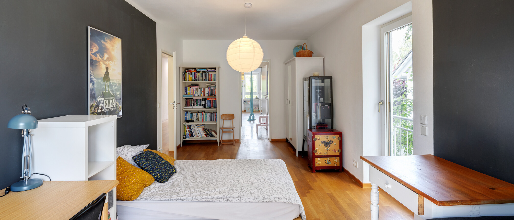 Doppelhaushälfte München Harlaching 01 2. Schlafzimmer	 11748