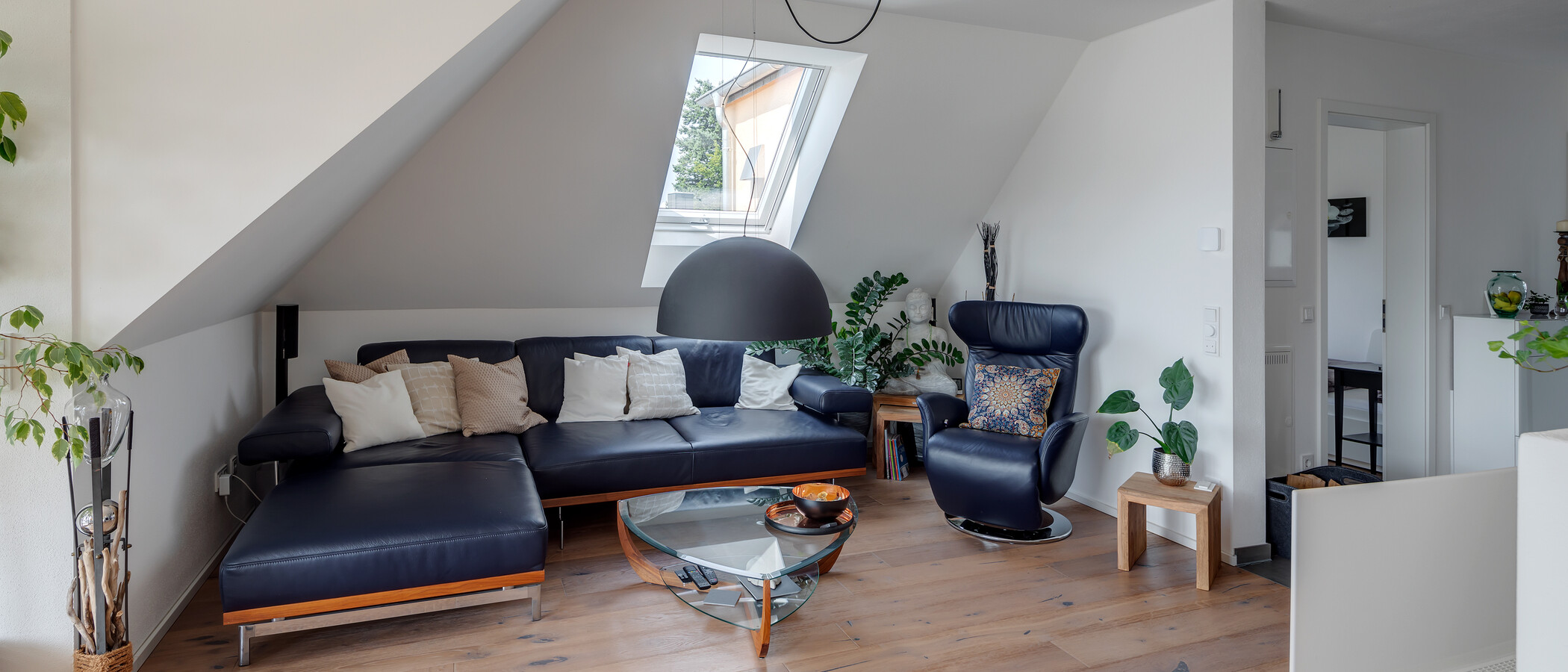 Dachgeschosswohnung München Großhadern 02 Wohnbereich 11784