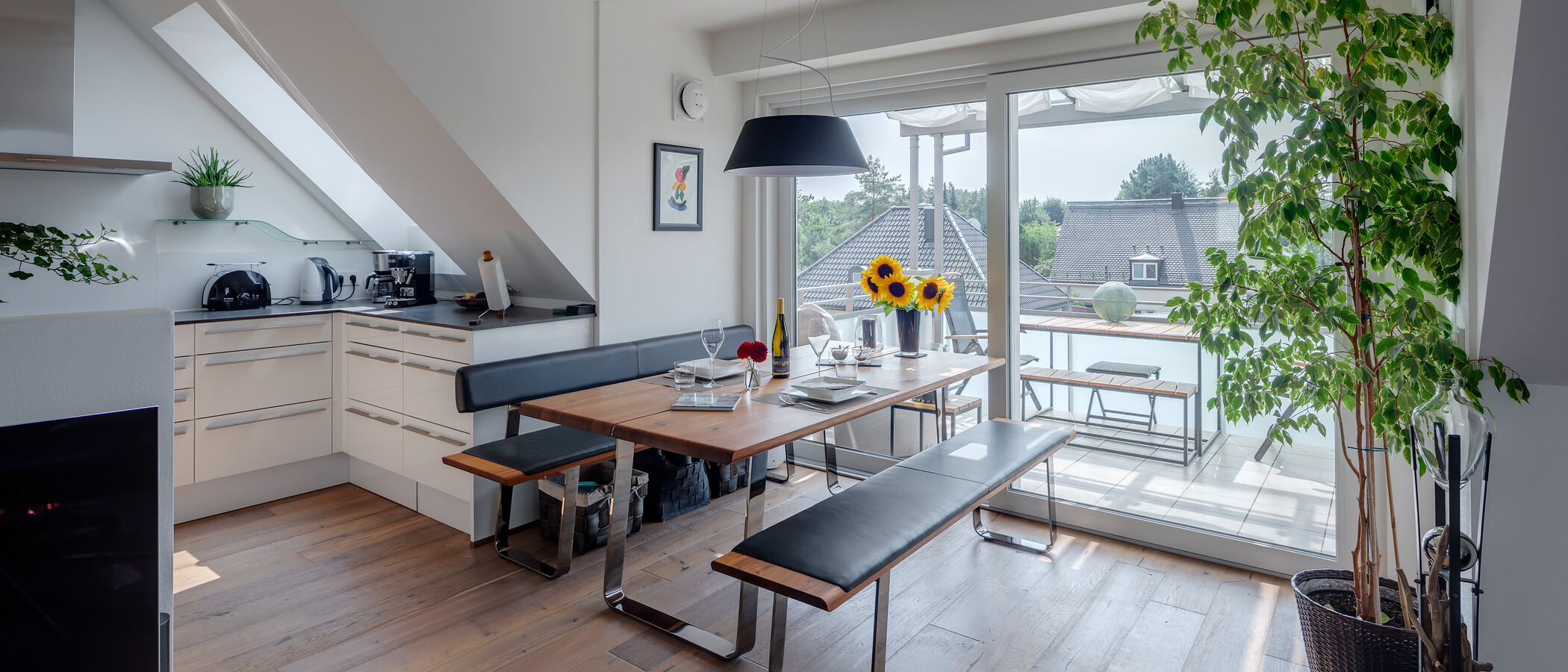 Dachgeschosswohnung München Großhadern 04 Wohnbereich 11784