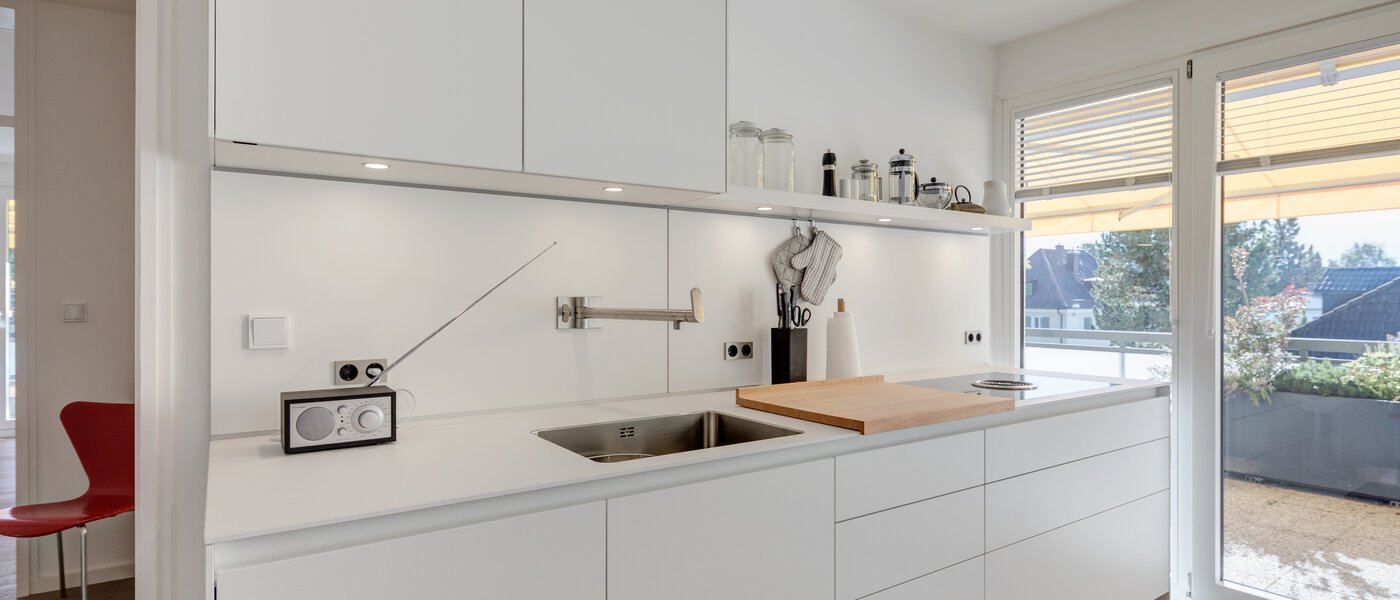 Dachterrassenwohnung München Westpark 01 Küche 11808