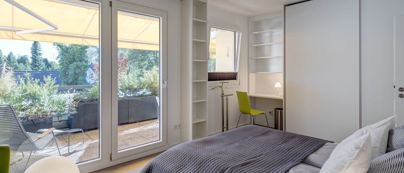 Dachterrassenwohnung München Westpark 03 Schlafzimmer 11808